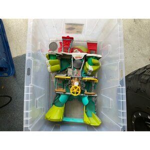 TMNT Teenage Mutant Ninja Turtles Half Shell Heroes Sewer Lair Playset Raphael